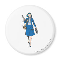 Lois Lane with Microphone Magnet