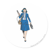 Lois Lane with Microphone Stickers