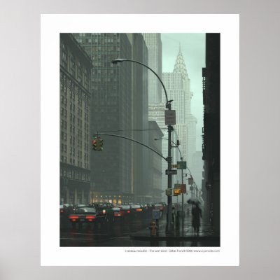 L'oiseau mouillé - The wet bird Print by gtran