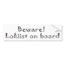 Loki Bumper Sticker