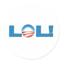LOL Anti Obama Sticker