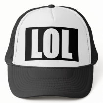 LOL Black and White Hat