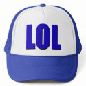 LOL blue hat