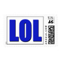 LOL blue stamp
