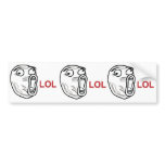 LOL BUMPER STICKERS