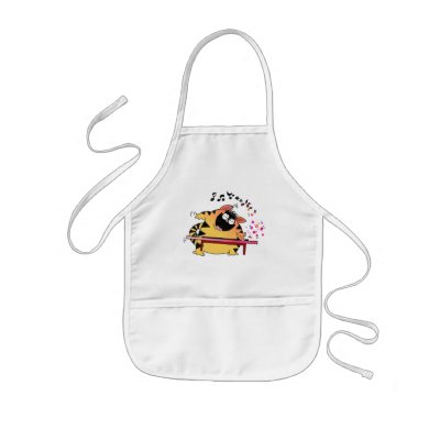LOL Cats | Fat Cat Musician Aprons by Toonboy