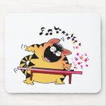 LOL Cats | Fat Cat Musician Mouse Mats