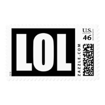 LOL (dark) postage