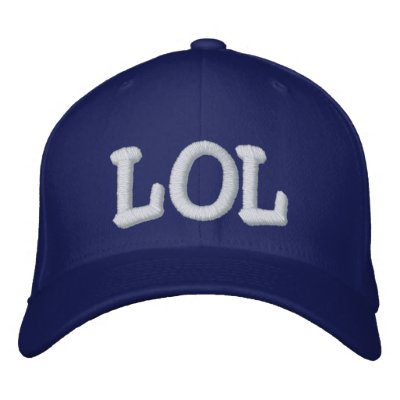 LOL EMBROIDERED BASEBALL CAPS by CustomHats