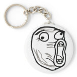 lol face meme humor rofl omg omfg key chain