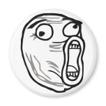 lol face meme humor rofl omg omfg magnets