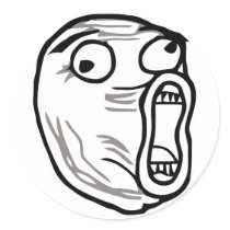 lol face meme humor rofl omg omfg round stickers