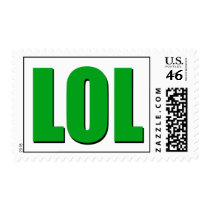 LOL green postage
