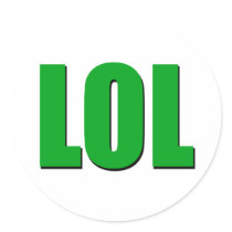 LOL green stickers