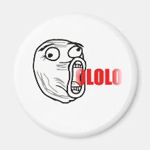 LOL Guy Refrigerator Magnets