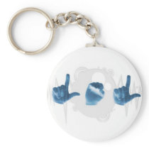 "LOL" in ASL by ASL Wear! Key Chains