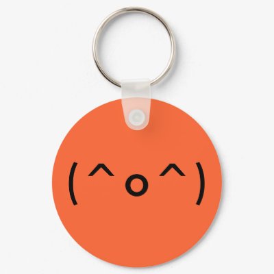 LOL (Japanese Smileys) Keychains by marquita575