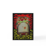 LOL ~ LAUGH OUT LOUD ~ LAUGHING LADY NOTE CARD