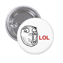 LOL Laugh Out Loud Rage Face Meme Button