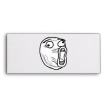 LOL Laugh Out Loud Rage Face Meme Envelope