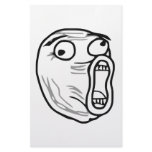LOL Laugh Out Loud Rage Face Meme Customized Stationery