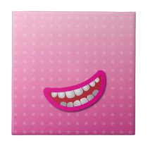 LOL laughing mouth with teeth cute! tiles
