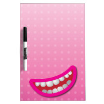 LOL laughing mouth with teeth cute! dry erase boards