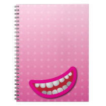 LOL laughing mouth with teeth cute! notebooks