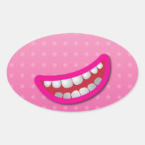 LOL laughing mouth with teeth cute! stickers
