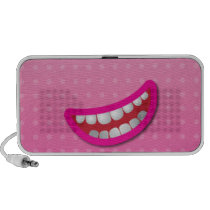 LOL laughing mouth with teeth cute! speakers