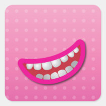 LOL laughing mouth with teeth cute! stickers