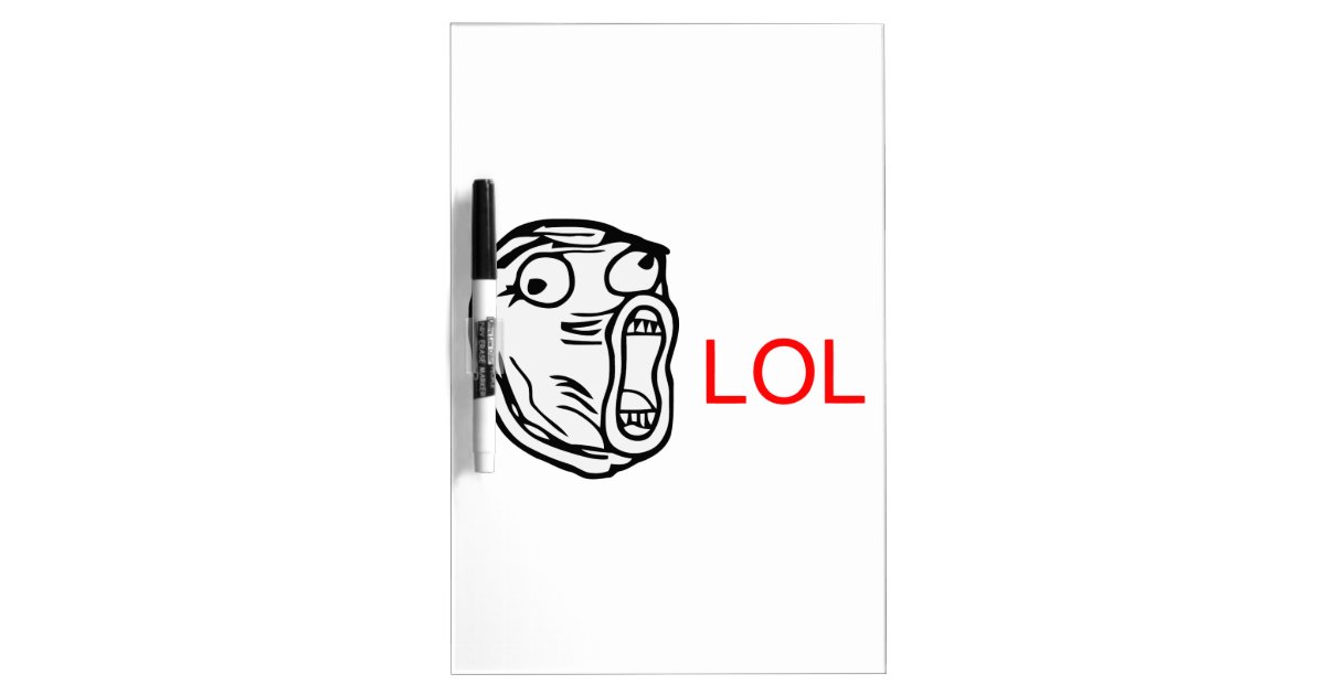 LOL meme DryErase Whiteboards Zazzle