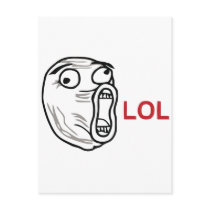 LOL meme Postcards