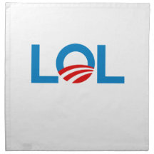 LOL OBAMA CLOTH NAPKINS