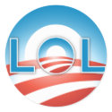 LOL OBAMA stickers by NobamaShop LOL OBAMA stickers