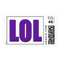 LOL purple postage