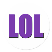 LOL purple stickers