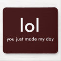 lol, you just made my day! mousepads
