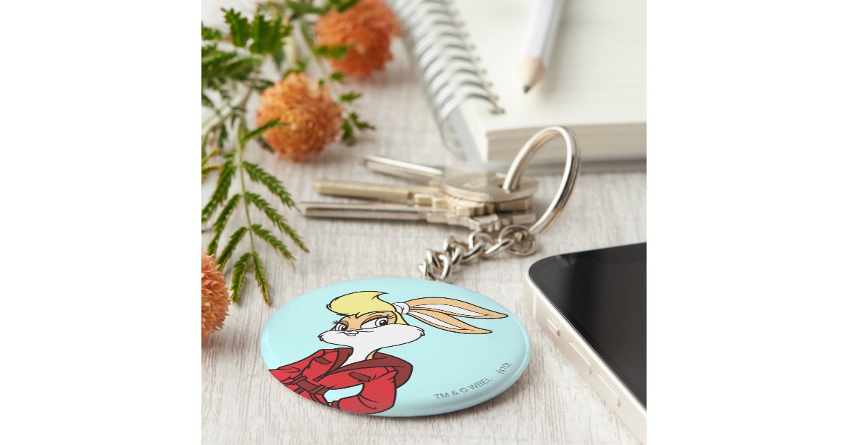 Lola Bunny Super Cute Keychain Zazzle 