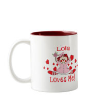 Lola Love's me Rag Doll mugs by Grandparentlovekids Lola Love's me Rag Doll mugs