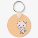 Lola the Pig Keychain