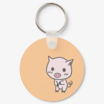 Lola the Pig Keychain