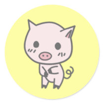 Lola The Pig Stickers 1&1/2in
