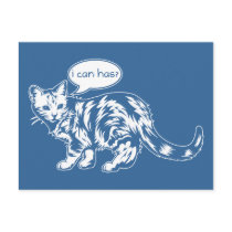 lolcat - i can has? postcards by strk3 lolcat - i can has? postcards