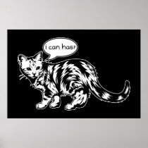 lolcat - i can has? poster