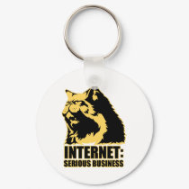 lolcat the internet is serious business keychains by strk3 lolcat the internet is serious business keychains