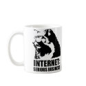 lolcat the internet is serious business mug
