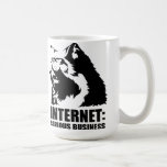 lolcat the internet is serious business mugs