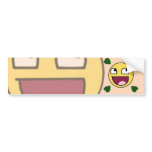 Lolface Pink Bumper Sticker