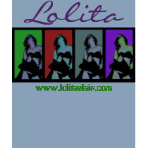 lolita andy w-blue spaghetti t-shirts